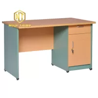 Bàn nhân viên gỗ melamine hộc liền 03 chân SV120SHL3C